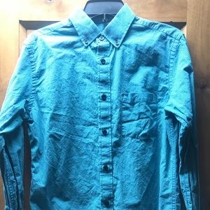 Checkered button down